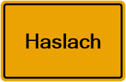 Grundbuchauszug Haslach