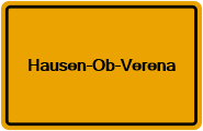 Grundbuchauszug Hausen-Ob-Verena