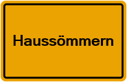 Grundbuchauszug Haussömmern