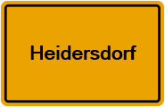Grundbuchauszug Heidersdorf