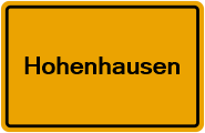 Grundbuchauszug Hohenhausen