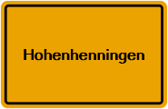 Grundbuchauszug Hohenhenningen