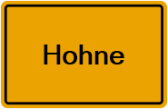 Grundbuchauszug Hohne