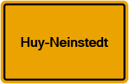 Grundbuchauszug Huy-Neinstedt