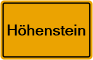 Grundbuchauszug Höhenstein