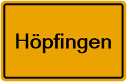 Grundbuchauszug Höpfingen