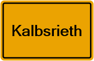 Grundbuchauszug Kalbsrieth