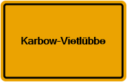 Grundbuchauszug Karbow-Vietlübbe
