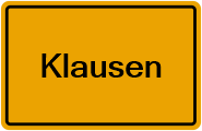 Grundbuchauszug Klausen
