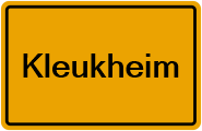 Grundbuchauszug Kleukheim