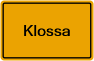 Grundbuchauszug Klossa