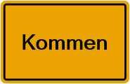 Grundbuchauszug Kommen