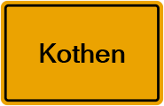 Grundbuchauszug Kothen