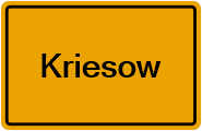 Grundbuchauszug Kriesow