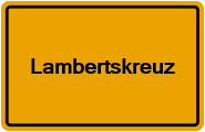 Grundbuchauszug Lambertskreuz