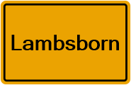 Grundbuchauszug Lambsborn