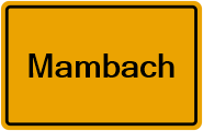 Grundbuchauszug Mambach