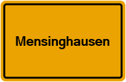 Grundbuchauszug Mensinghausen