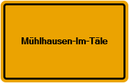 Grundbuchauszug Mühlhausen-Im-Täle