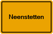 Grundbuchauszug Neenstetten