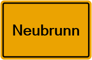 Grundbuchauszug Neubrunn