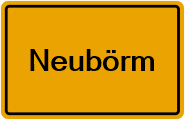 Grundbuchauszug Neubörm