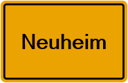 Grundbuchauszug Neuheim