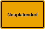 Grundbuchauszug Neuplatendorf