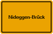 Grundbuchauszug Nideggen-Brück