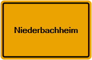 Grundbuchauszug Niederbachheim