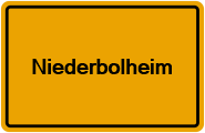 Grundbuchauszug Niederbolheim