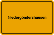 Grundbuchauszug Niedergondershausen