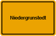 Grundbuchauszug Niedergrunstedt