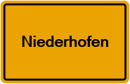 Grundbuchauszug Niederhofen