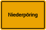 Grundbuchauszug Niederpöring