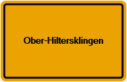 Grundbuchauszug Ober-Hiltersklingen