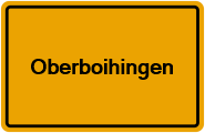 Grundbuchauszug Oberboihingen