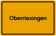 Grundbuchauszug Oberriexingen