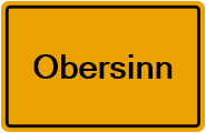 Grundbuchauszug Obersinn