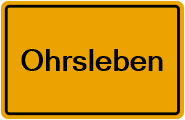 Grundbuchauszug Ohrsleben