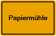 Grundbuchauszug Papiermühle