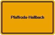 Grundbuchauszug Pfaffroda-Hallbach