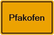 Grundbuchauszug Pfakofen