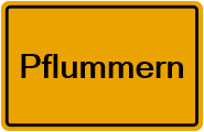 Grundbuchauszug Pflummern