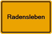 Grundbuchauszug Radensleben