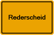 Grundbuchauszug Rederscheid