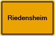 Grundbuchauszug Riedensheim