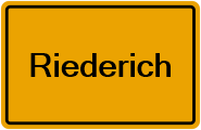 Grundbuchauszug Riederich