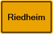 Grundbuchauszug Riedheim