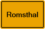 Grundbuchauszug Romsthal